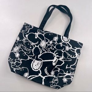Kaws x Uniqlo Peanuts Snoopy All Over Print Tote Bag